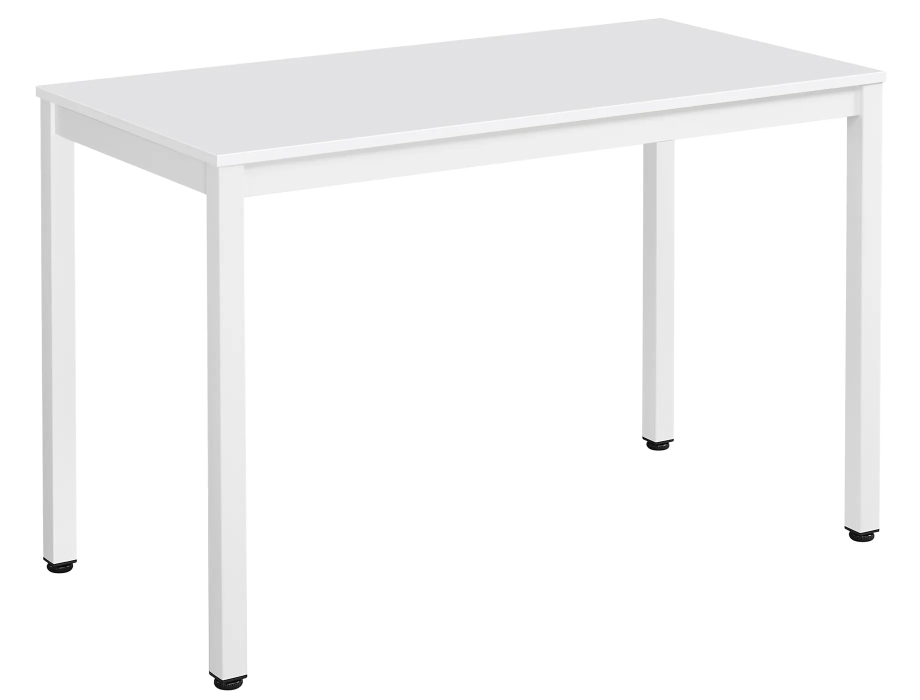 Biały stół w stylu loft 120x60 na metalowych nogach S6-G09