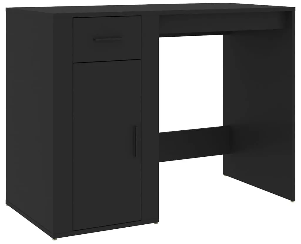 ELIOR Czarne minimalistyczne biurko do biura A7-F23