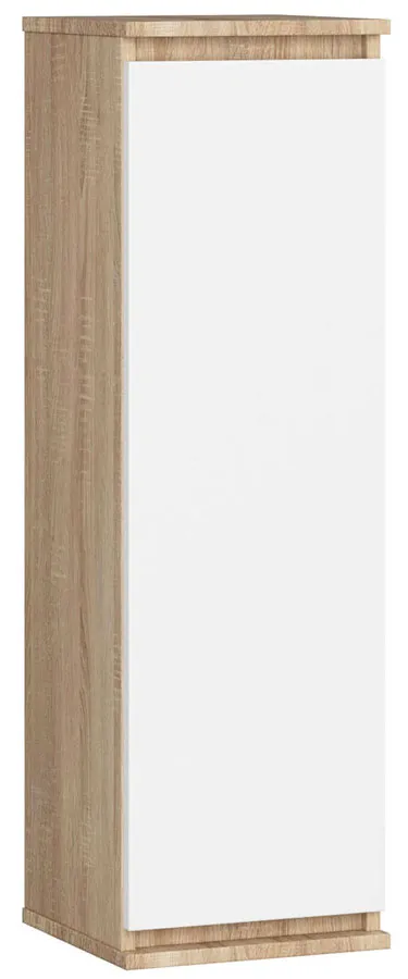 Nowoczesna szafka wisząca dąb sonoma + biały C5-F28