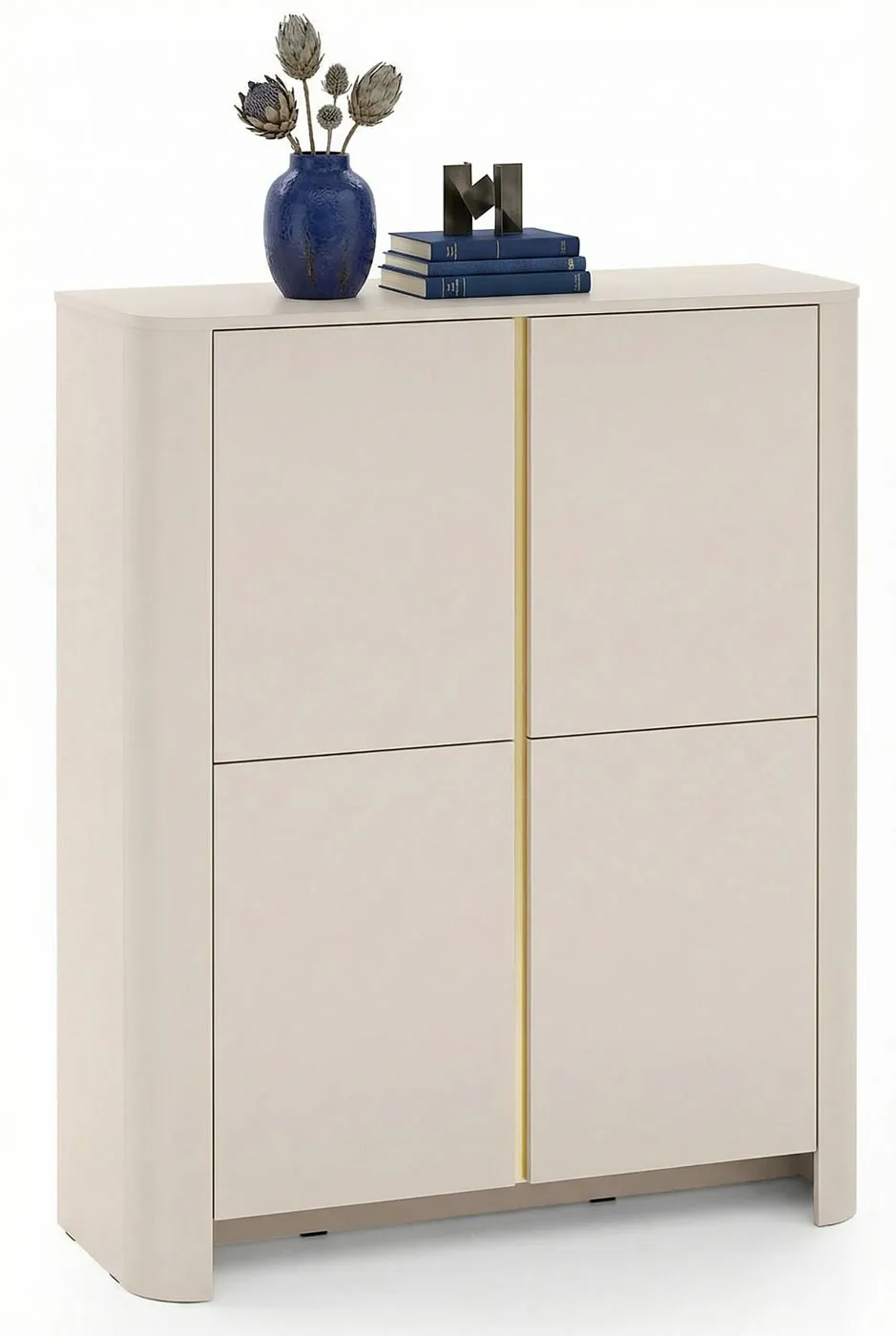 Kaszmirowa komoda z półkam M1-G99
