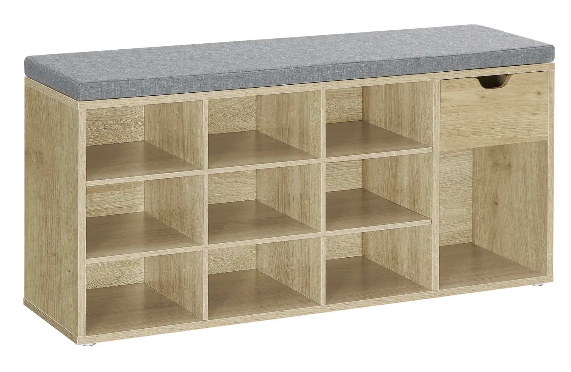 Siedzisko z szafką na buty i szulfadą dąb artisan F2-T86