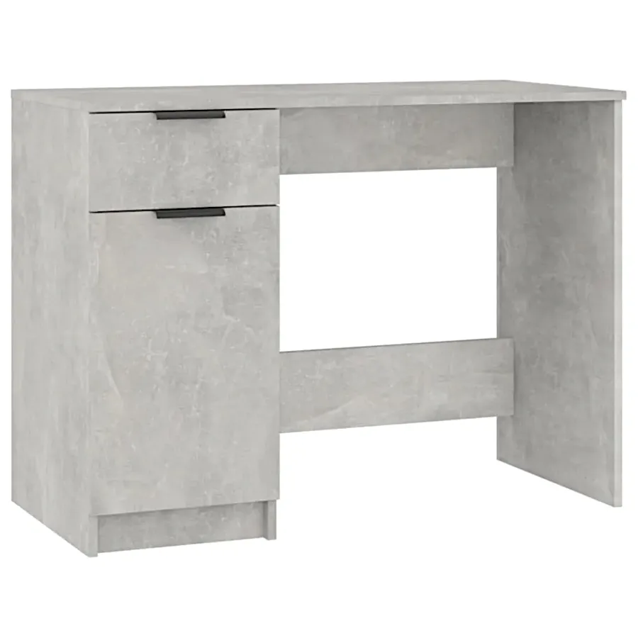ELIOR Biurko 100 cm w kolorze szarego betonu D6-P64