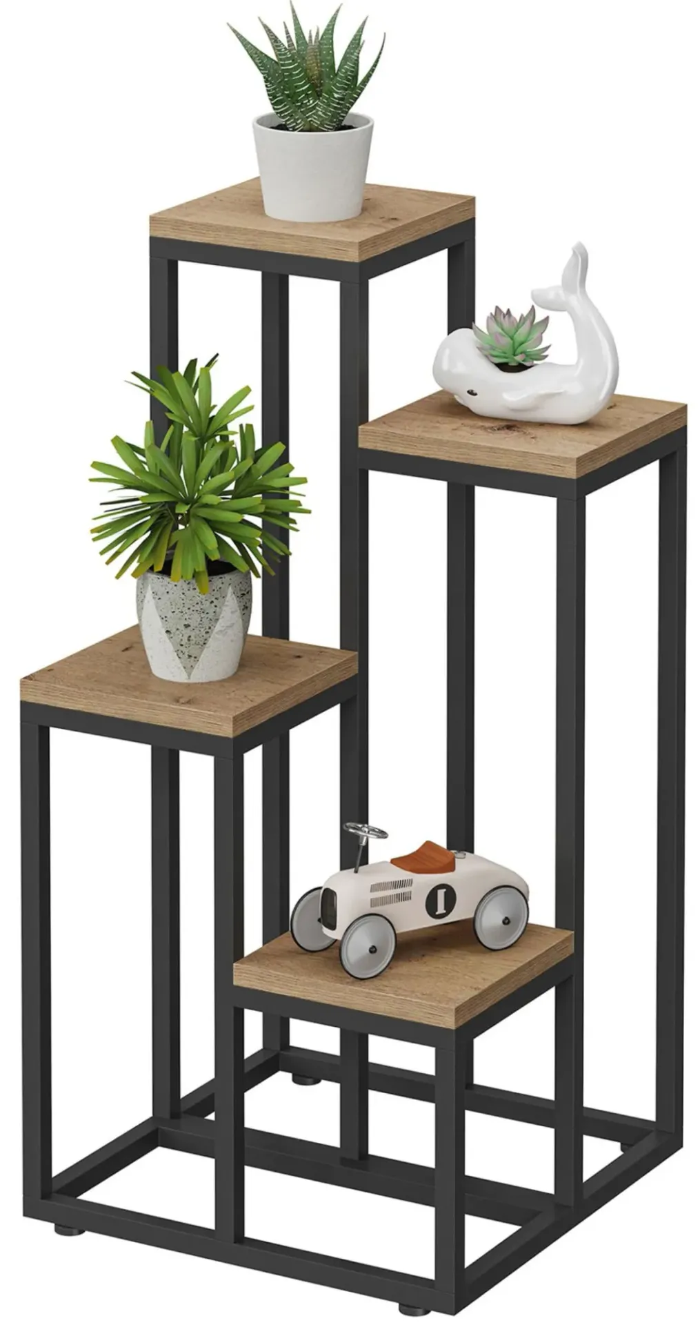 Kwietnik stojak na kwiaty metalowy dąb artisan S0-T05