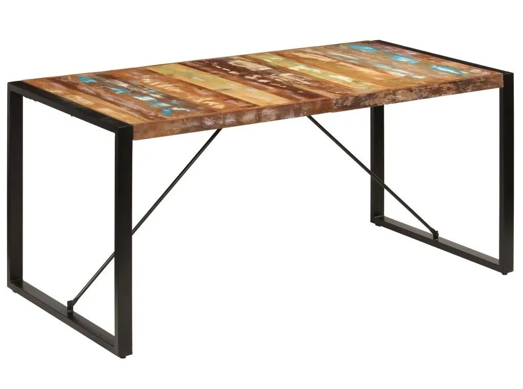 Wielokolorowy stół industrialny 80x160 – Fulo 3X