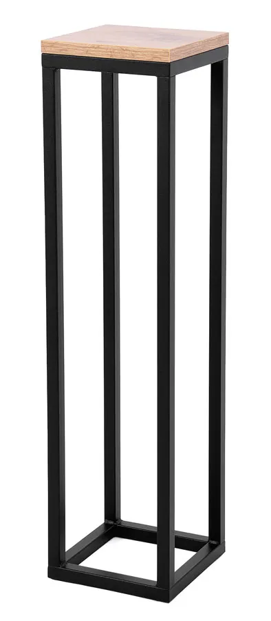 Loftowy kwietnik stojący z metalu 80 cm M5-R30