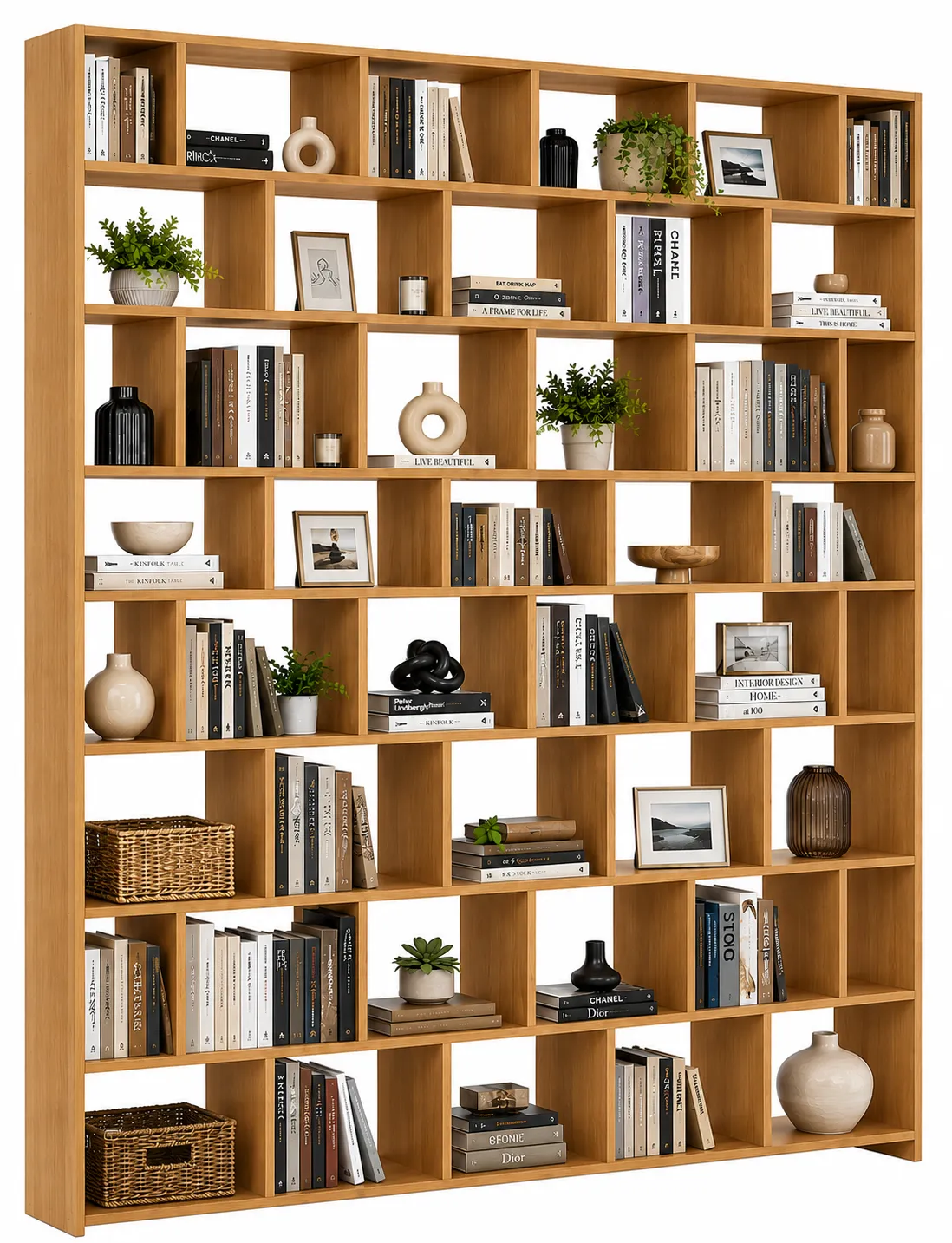 Ogromna biblioteczka na książki olcha L4-H83