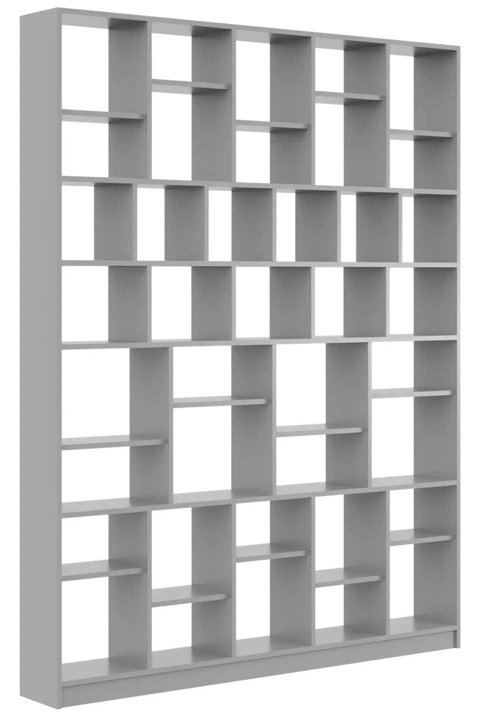 Szary regał biblioteczka w stylu skandynawskim P6-T30