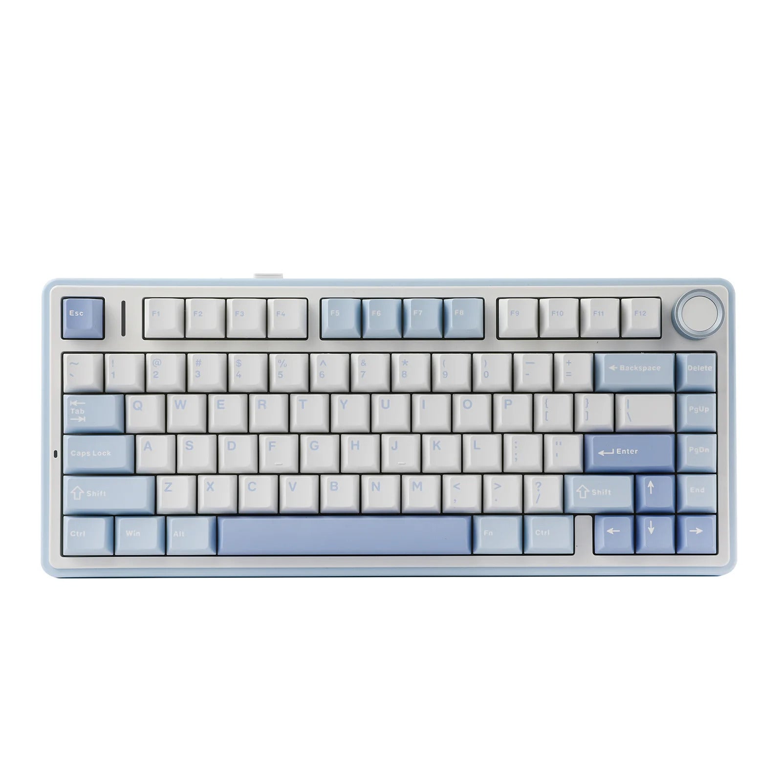 AULA - F75 Wireless Mechanical Keyboard Sea Salt Blue AF75SSCS