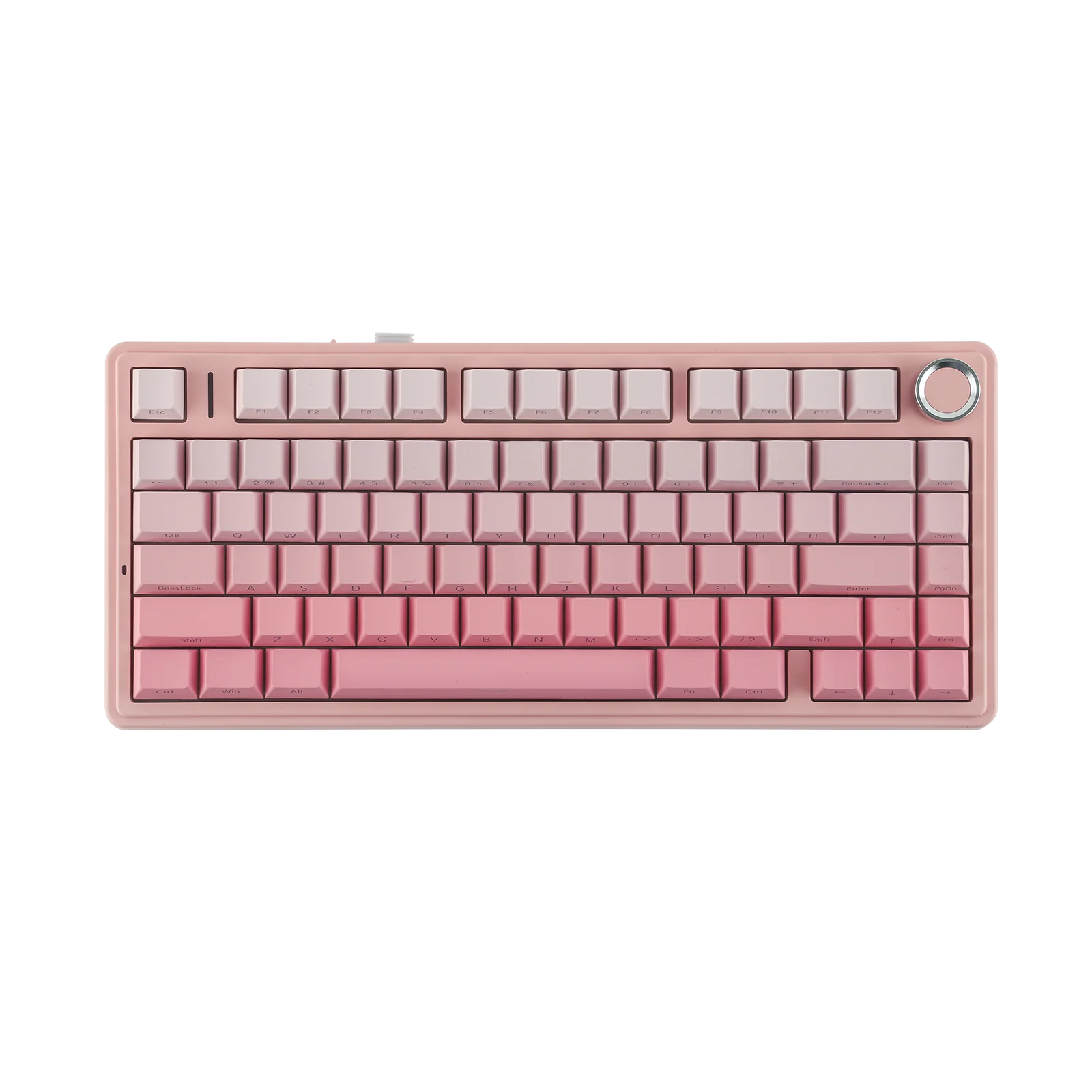 AULA - F75 Wireless Mechanical Keyboard Gradient Pink Side-Engraved AF75GPSPDS