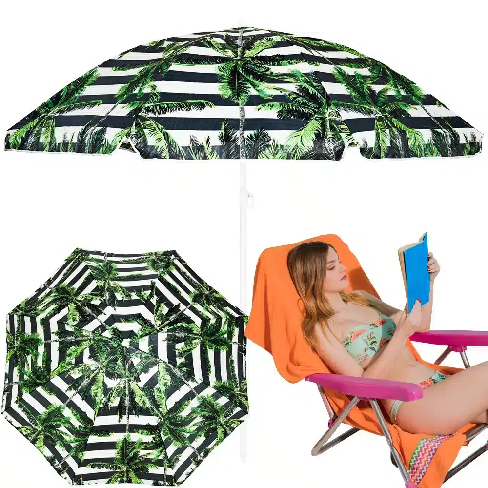 Exsmart Parasol Plażowy Łamany Wbijany 220cm SDH525