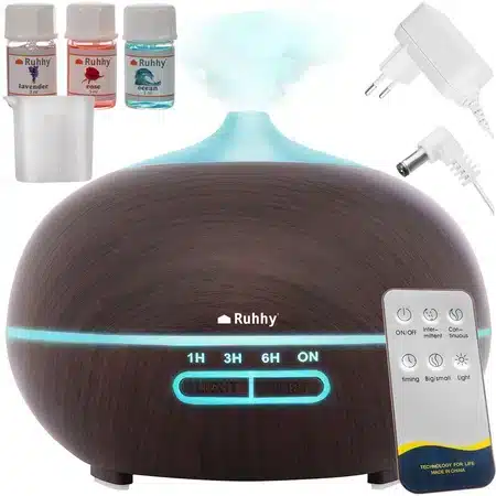 Nawilżacz Powietrza Dyfuzor Zapachowy Aromaterapia Jonizator Ruhhy 400ml