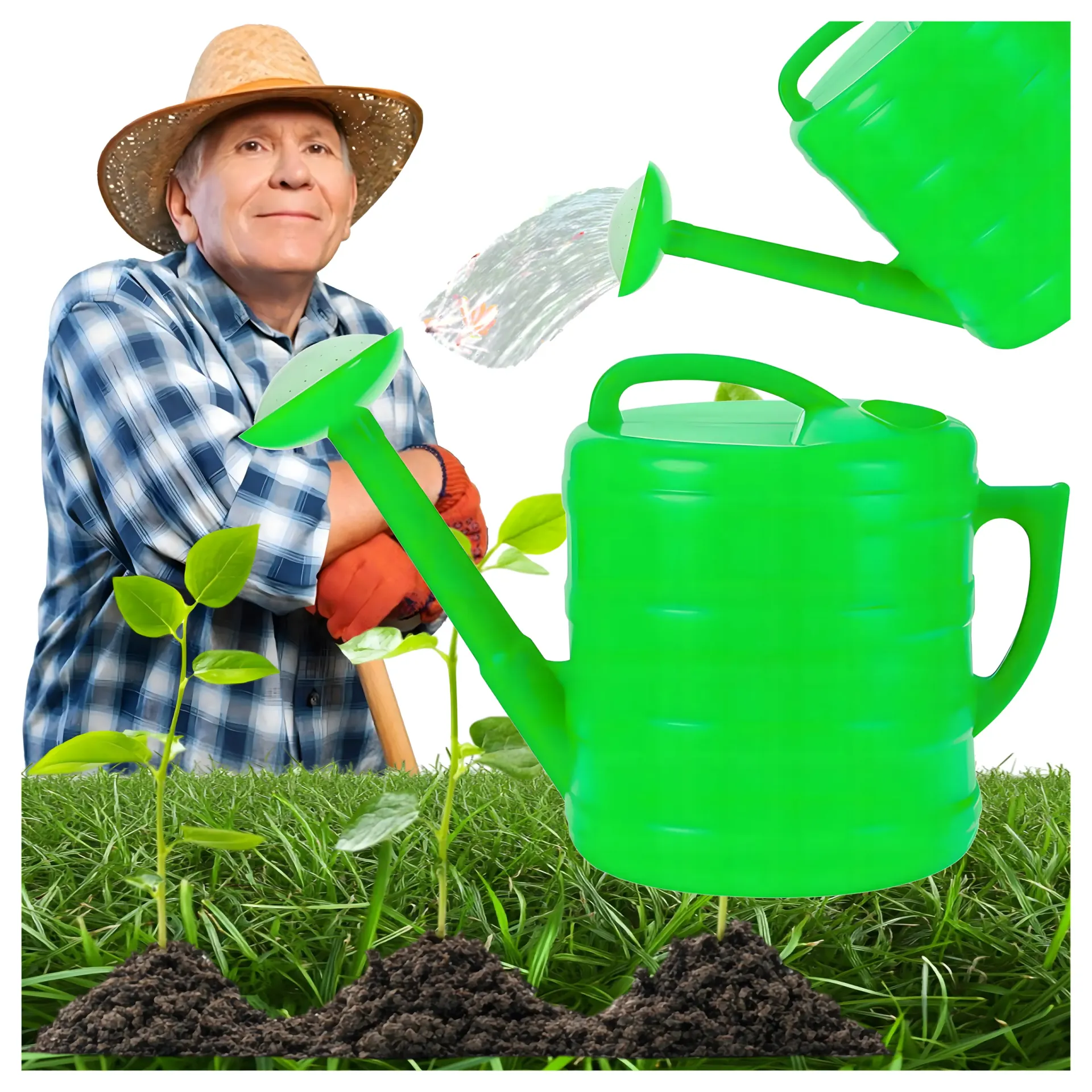 Exsmart Konewka Ogrodowa Plastikowa Do Podlewania z Sitkiem 10L RC-K-1600