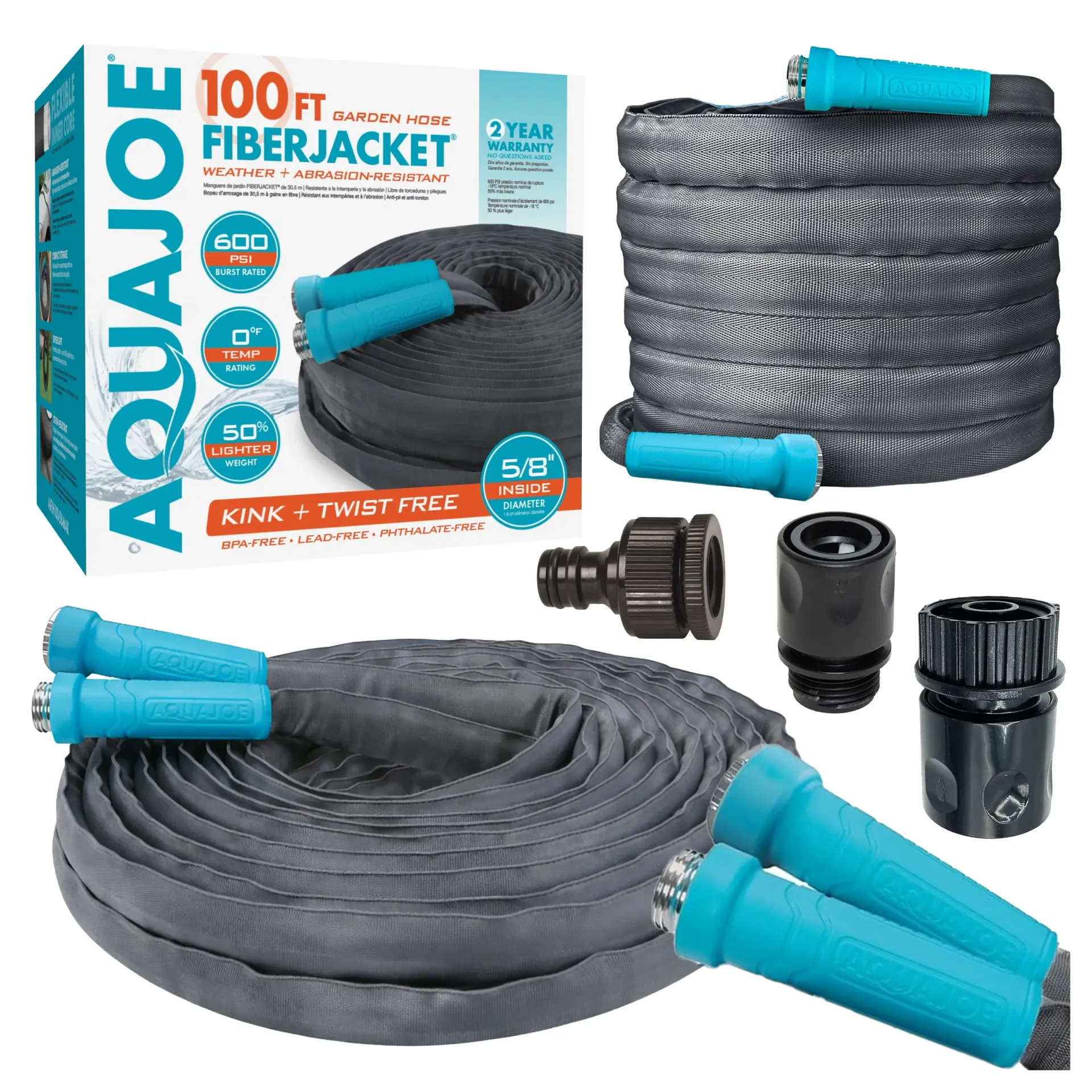 Exsmart Wąż Ogrodowy Wysokociśnieniowy 5/8'' 30m + Złączki RC-K-2250
