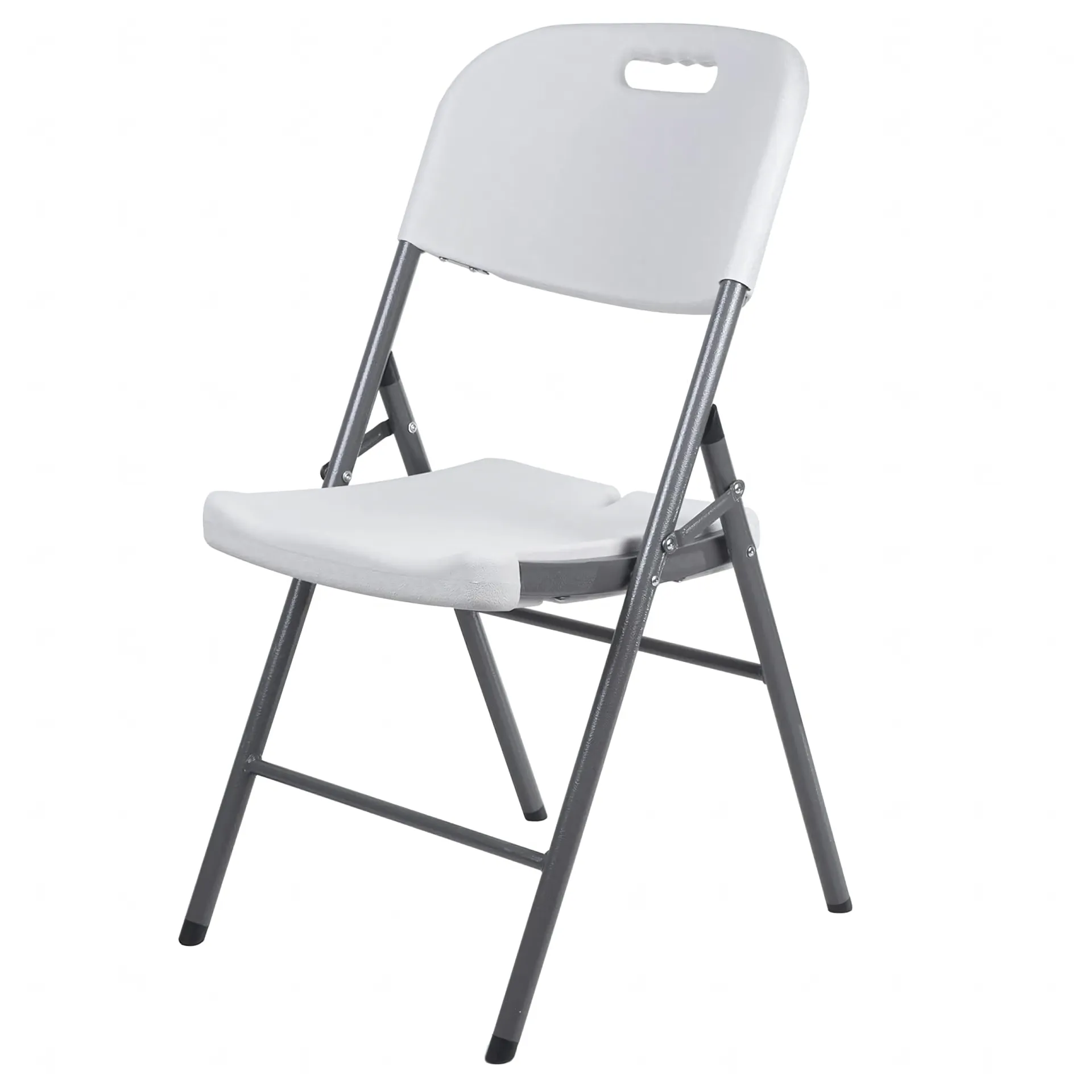 Exsmart Krzesło Cateringowe Ogrodowe Składane Białe RC-K-2230