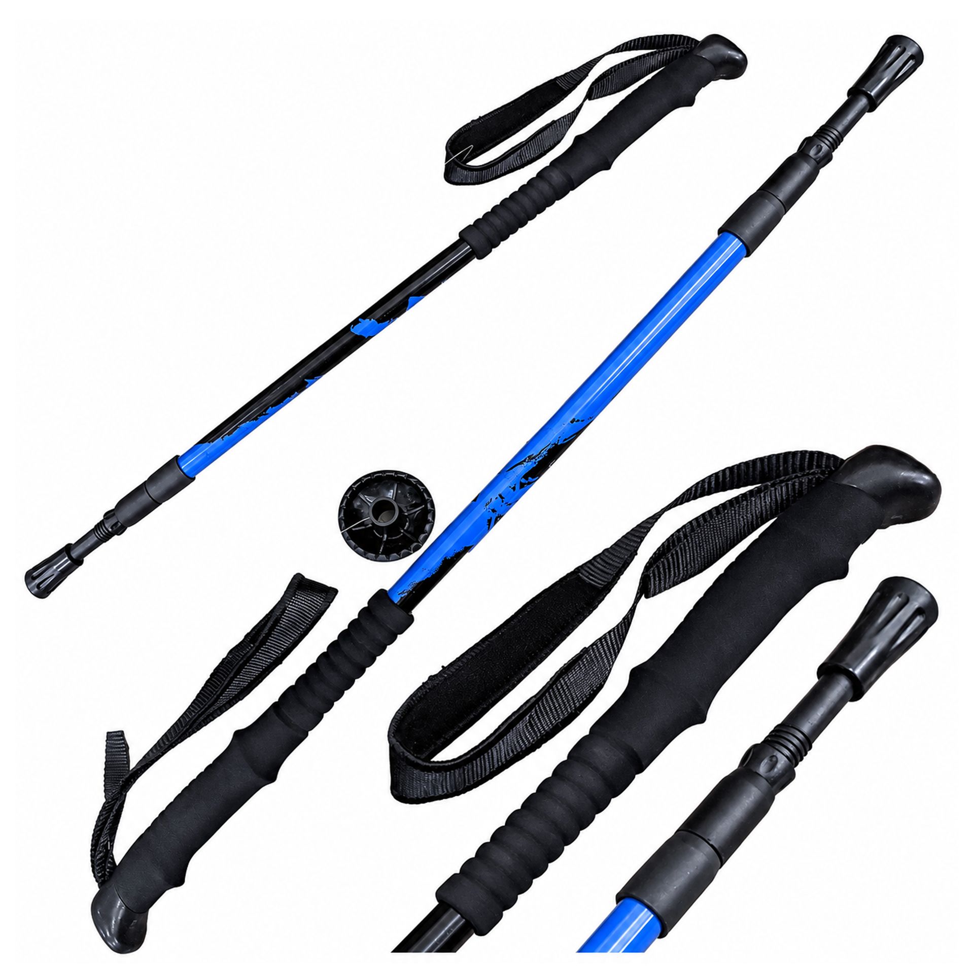 Kij Trekingowy Regulowany Do Chodzenia Nordic Walking 65-135cm