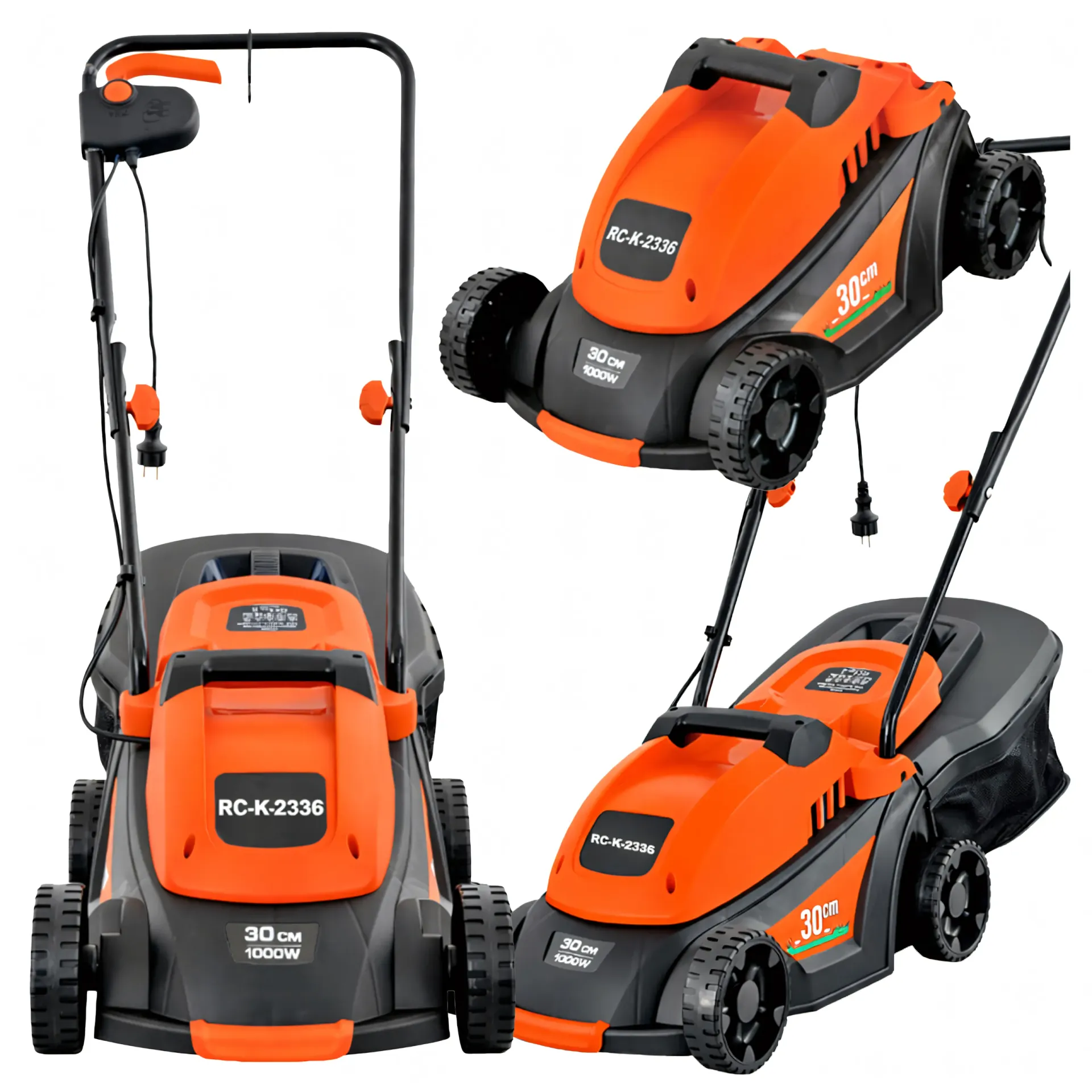 Exsmart Kosiarka Elektryczna Lekka Kosz 35L 1000W RC-K-2336