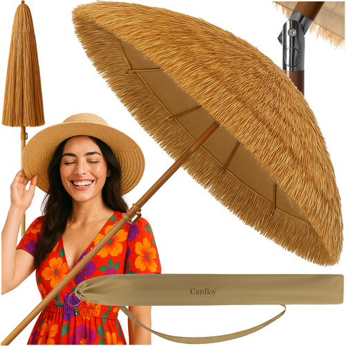 Exsmart Parasol Ogrodowy Balkonowy Łamany Hawajski 150x185cm 25326