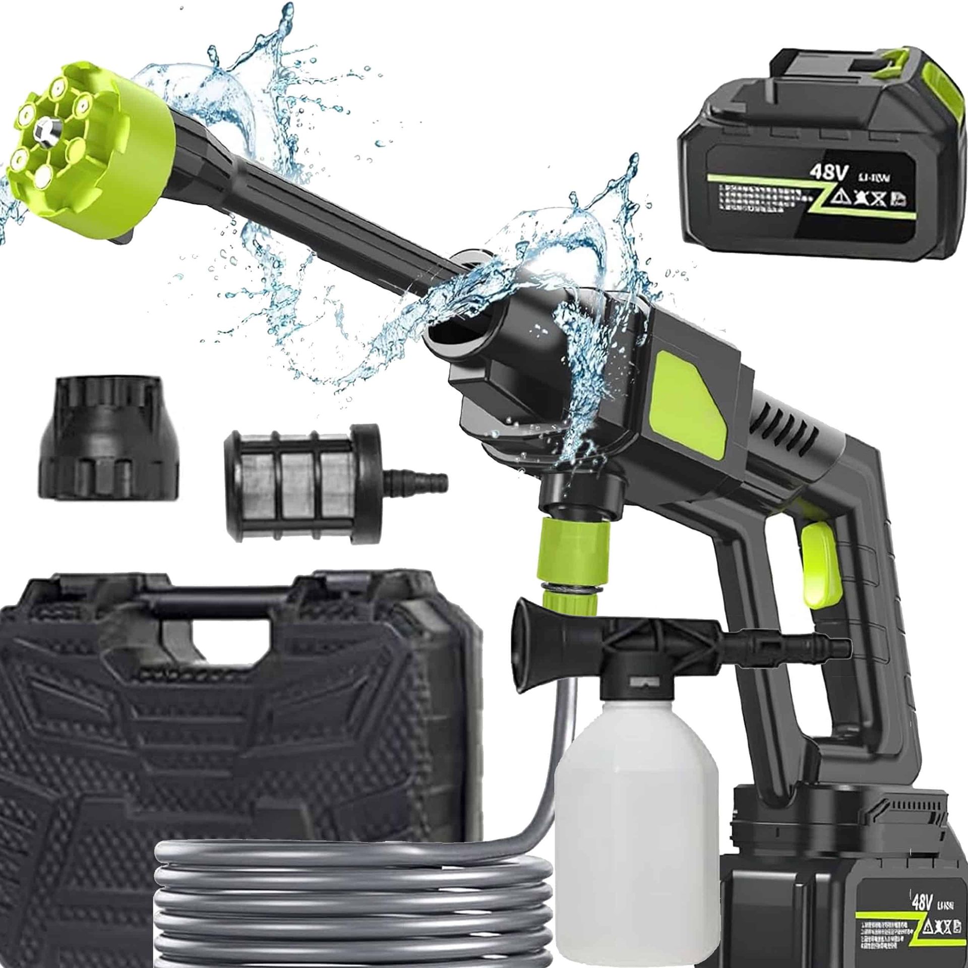 Exsmart Myjka Ciśnieniowa Akumulatorowa Bezprzewodowa 48V 30 Bar 200W RC-K-1009