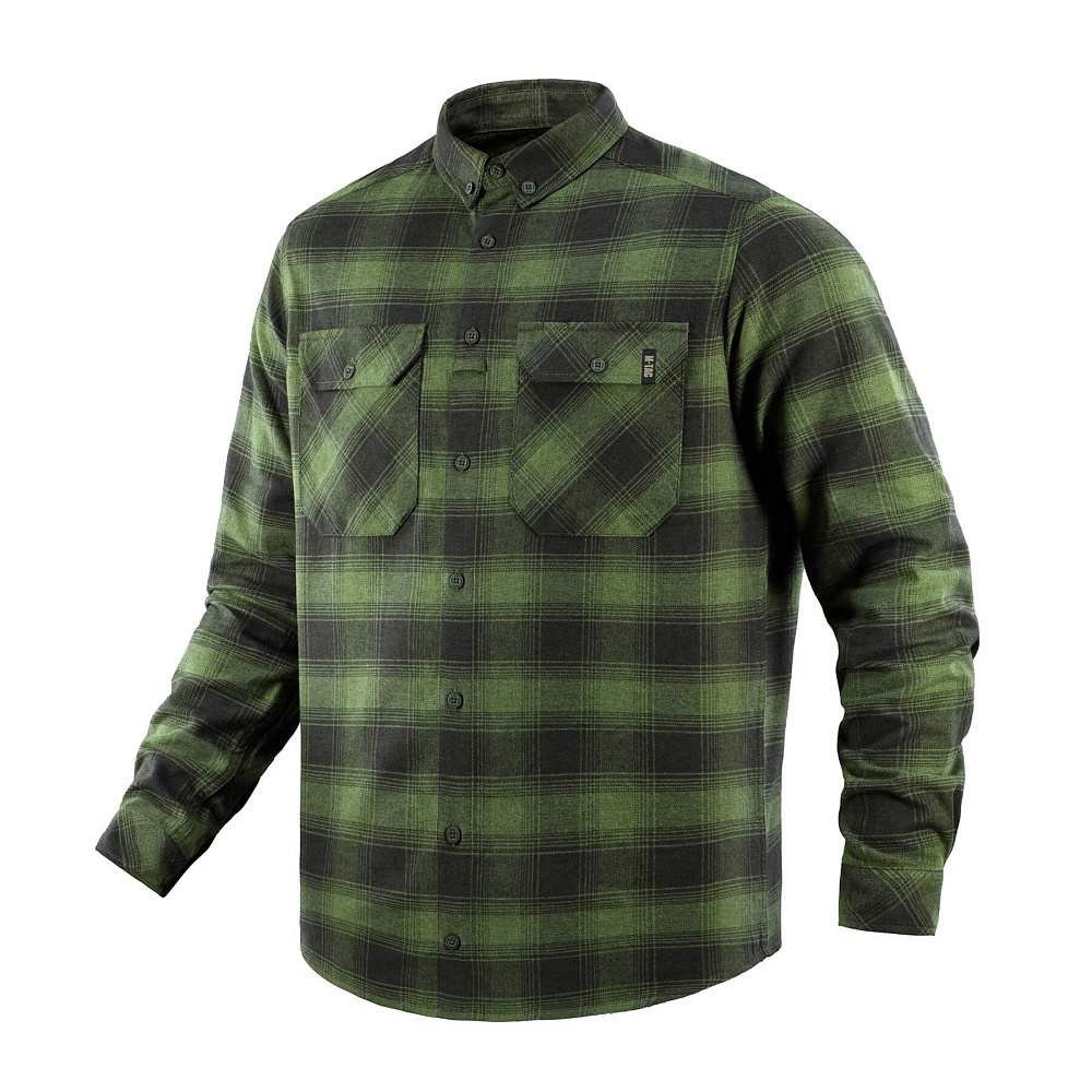 M-Tac - Koszula Lumberjack - Bawełna - Zielony/Czarny - 10026