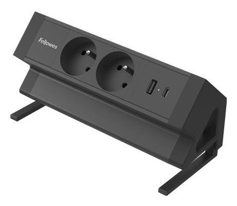 Fellowes Power desk 2, TYP E, czarny