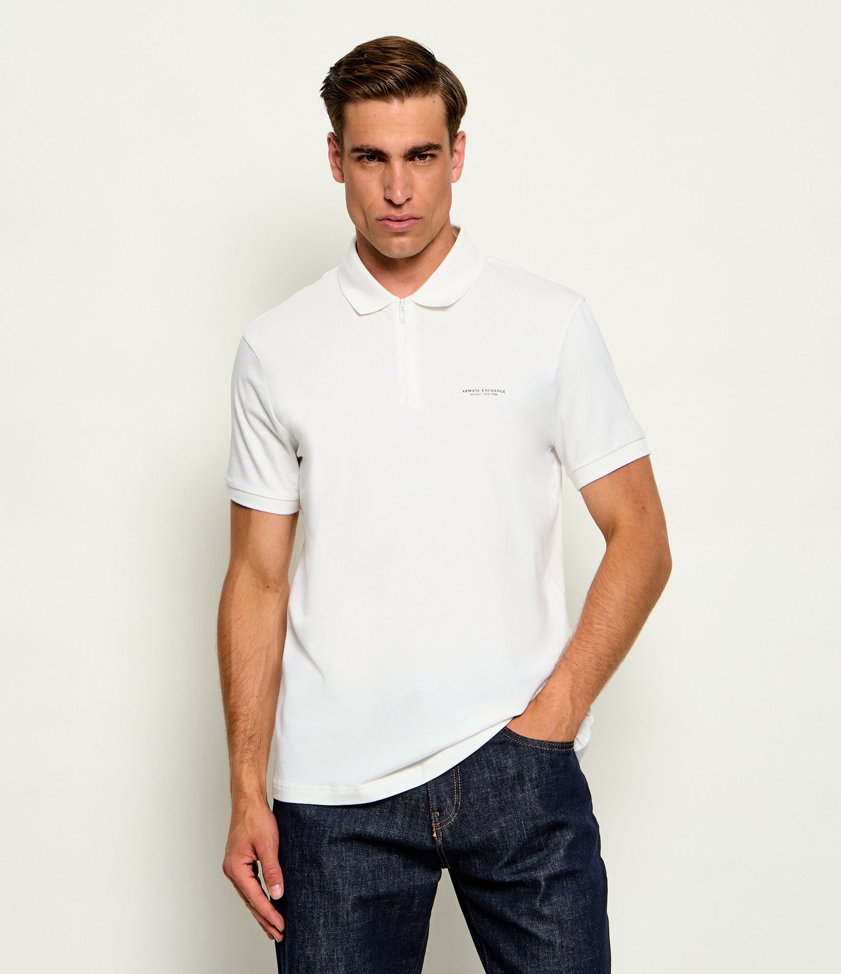 Armani Exchange Polo Slim Fit stretch