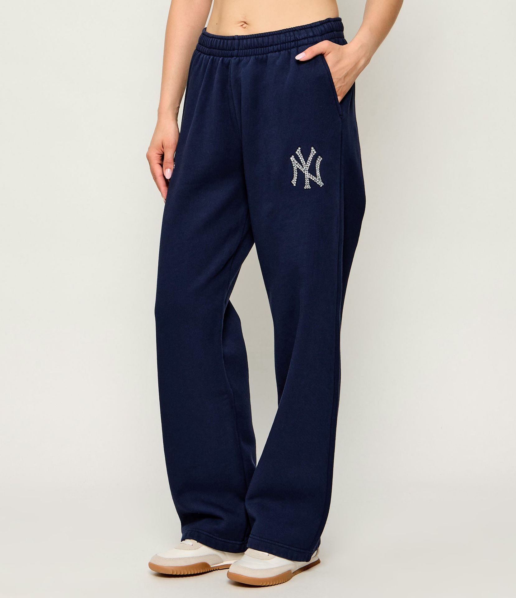 Sporty&Rich Spodnie dresowe Yankees Krystal Relaxed fit