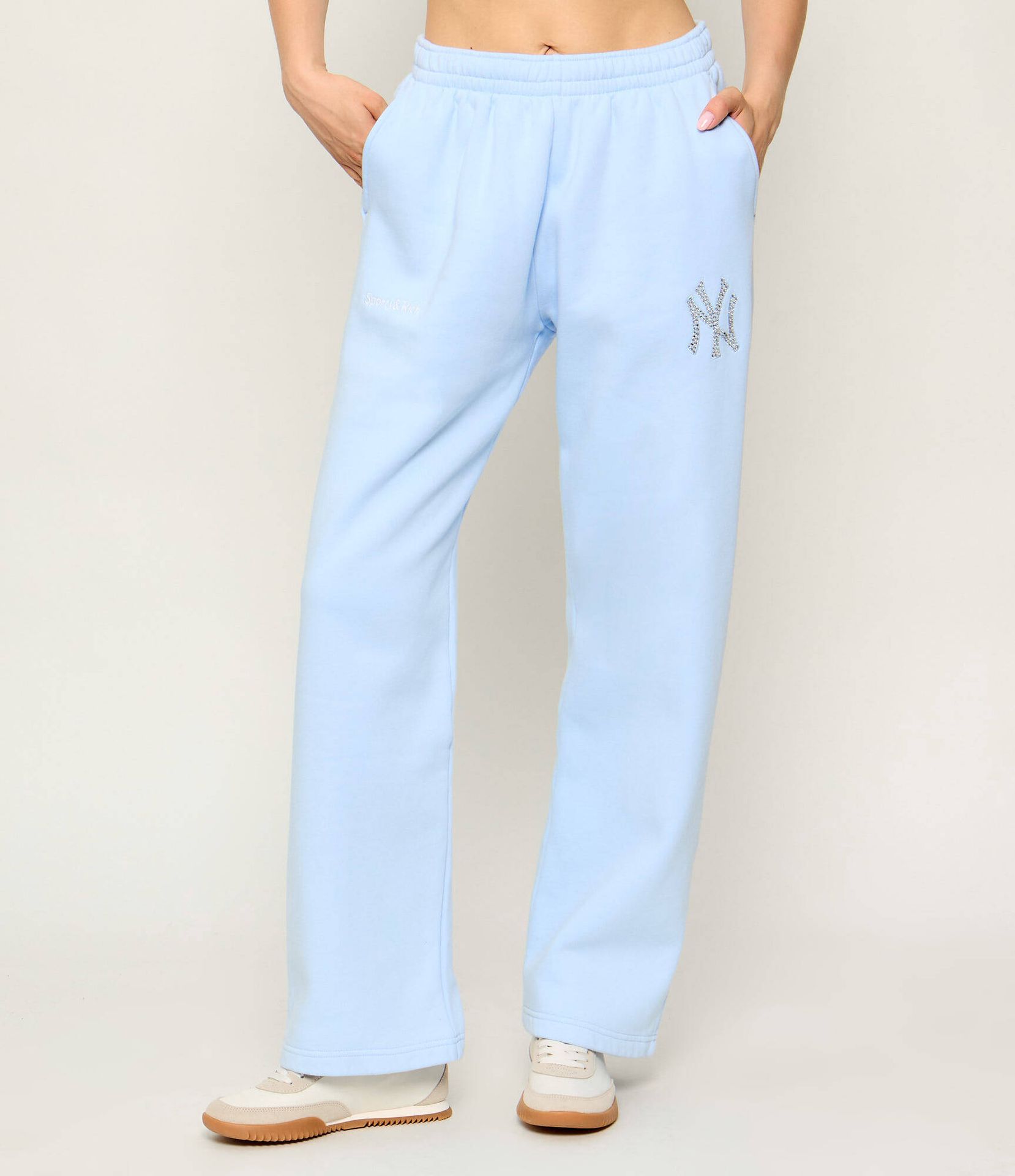 Sporty&Rich Spodnie dresowe Yankees Krystal Regular Fit