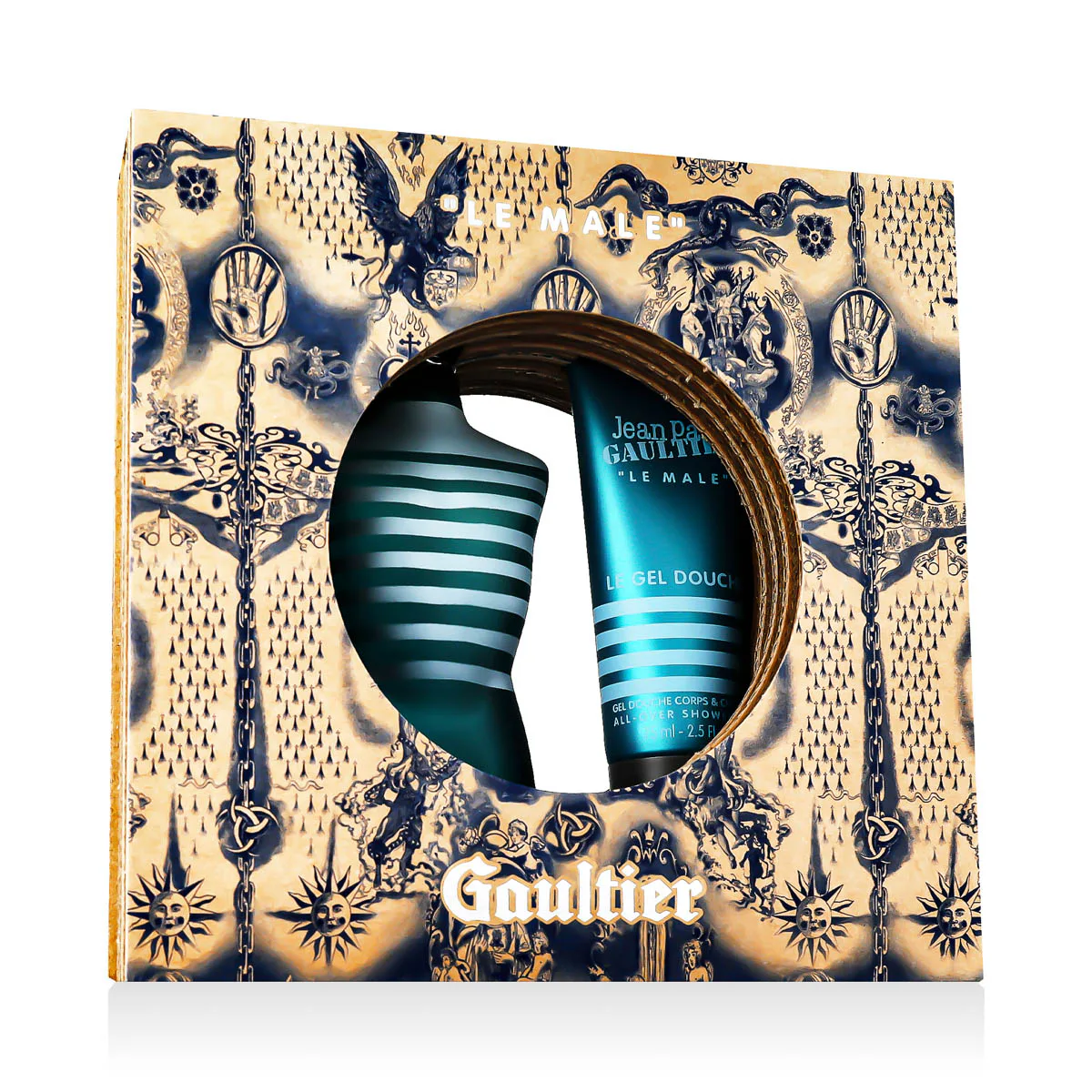 Jean Paul Gaultier Le Male zestaw dla mężczyzn Woda toaletowa 125 ml + Żel pod prysznic 75 ml opcja Paper Cover
