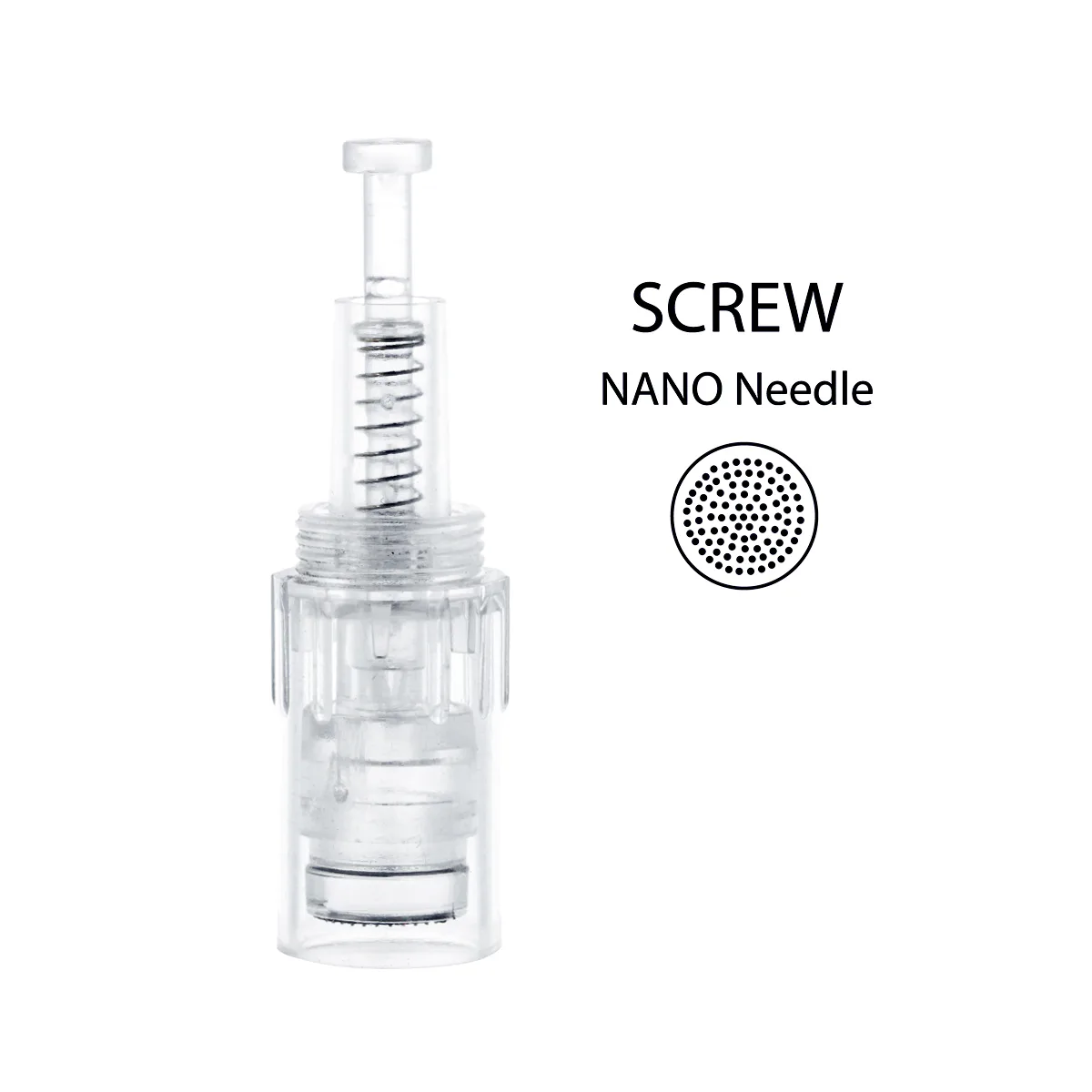 BBmessopen wymienne sterylne głowice do Electric Microneedling Pen NANO igły (gwint zewnętrzny) 50 s
