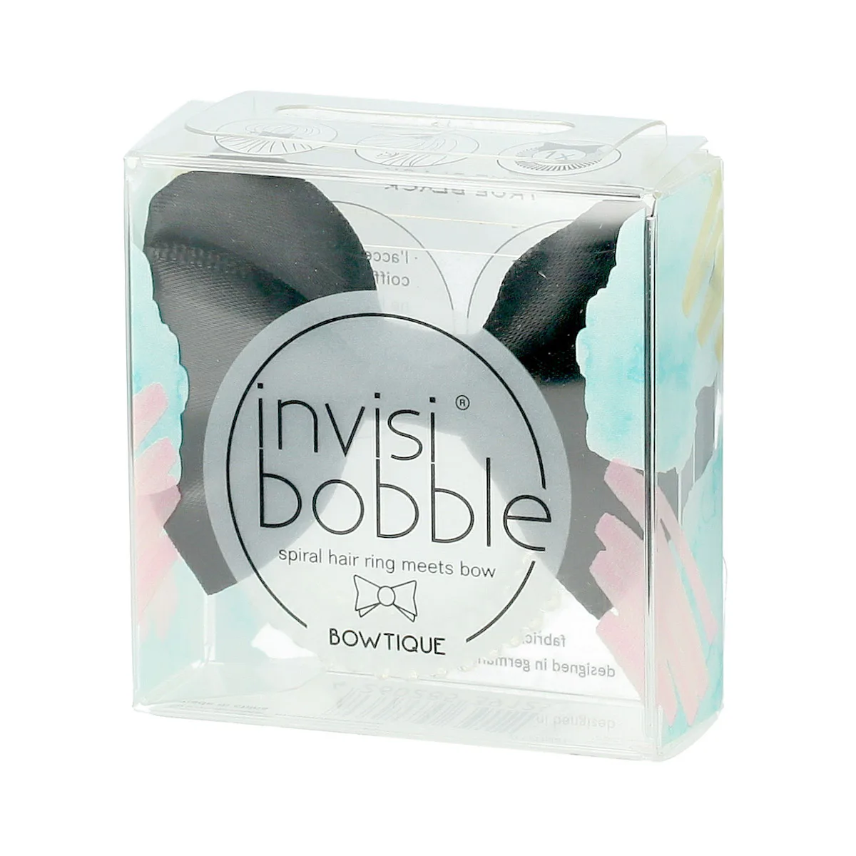 Invisibobble Bowtique Spiral Hair Ring Gumka do włosów 1 szt Odcień True Black