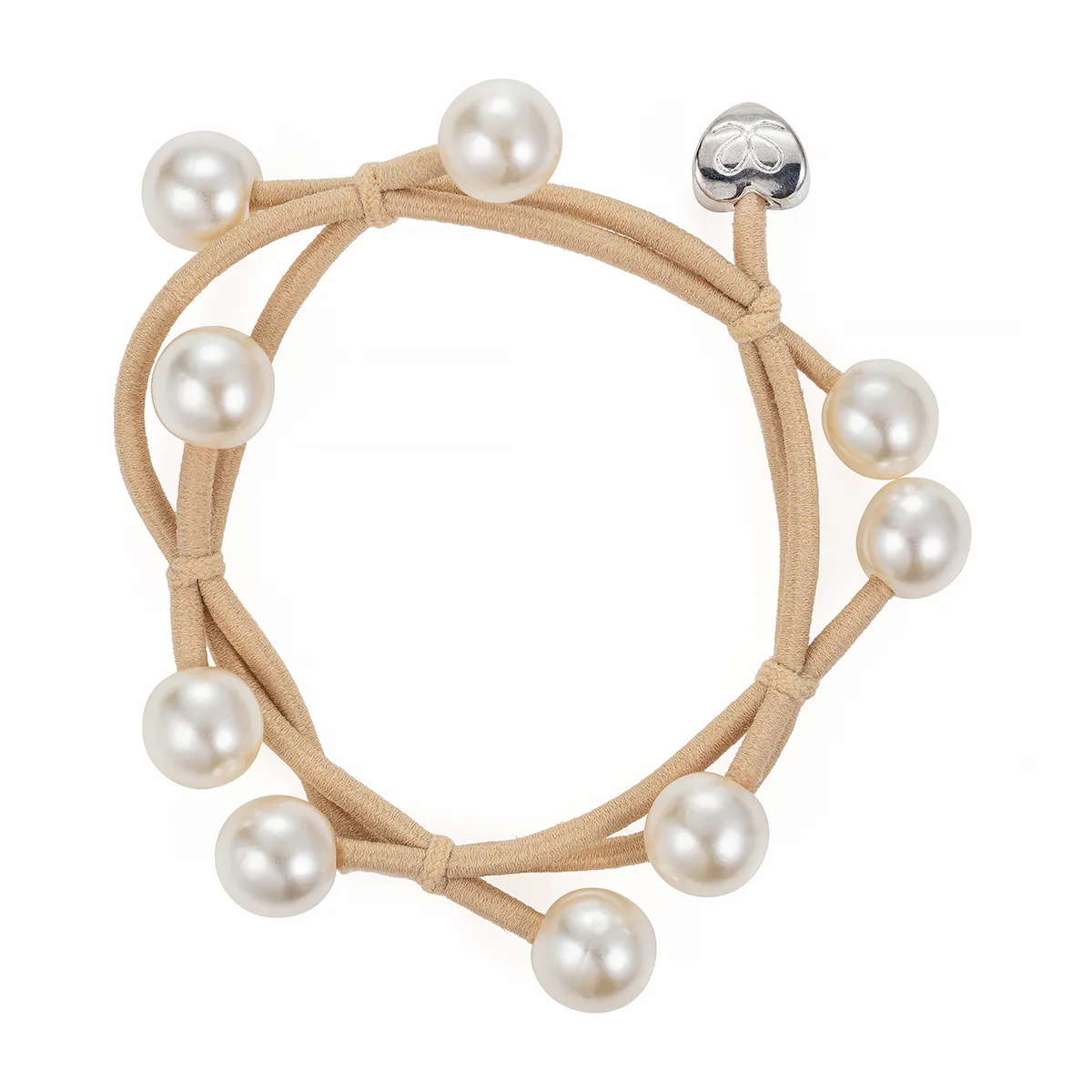 By Eloise London Pearl Cluster Gumka do włosów kolor Sand