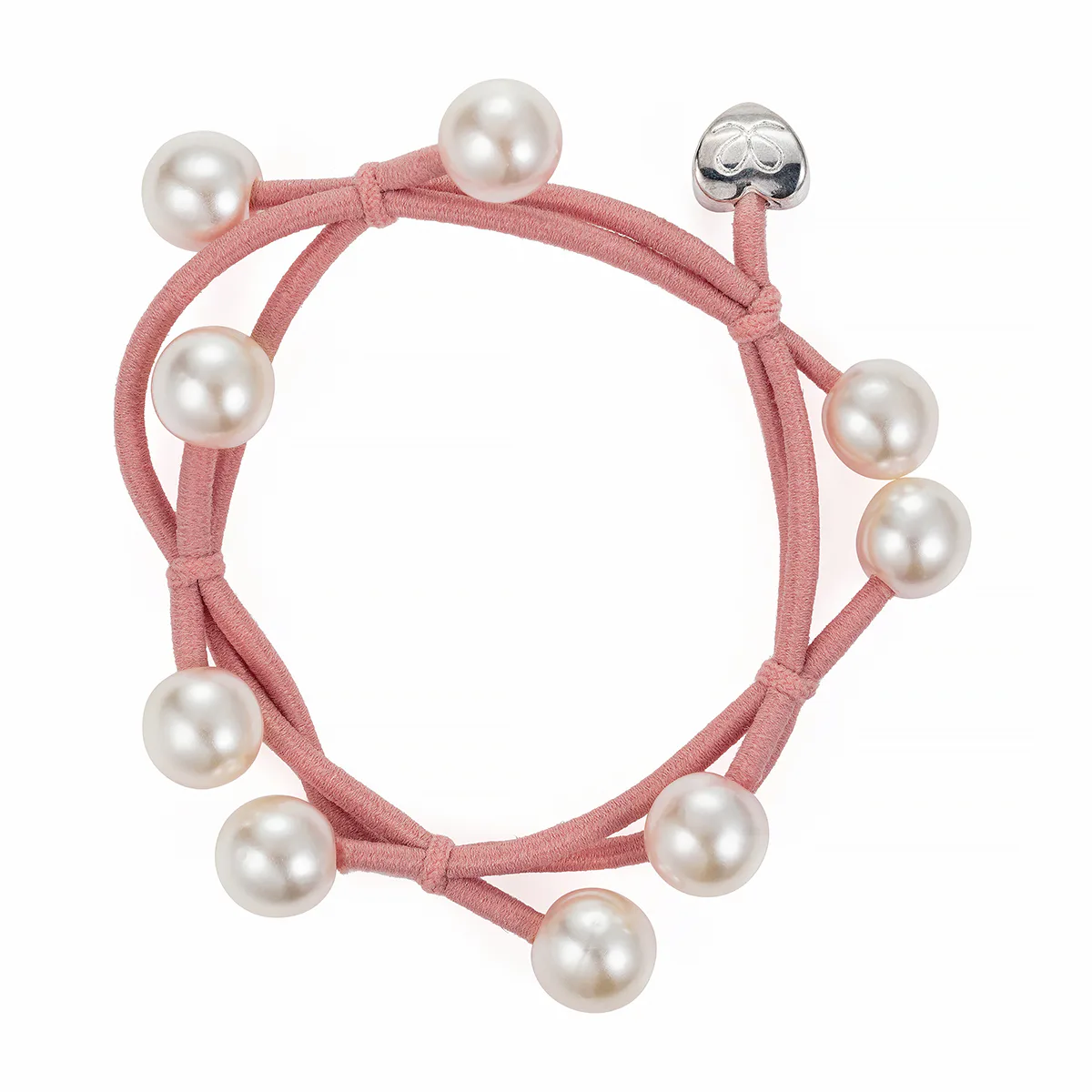 By Eloise London Pearl Cluster Gumka do włosów kolor Champagne Pink