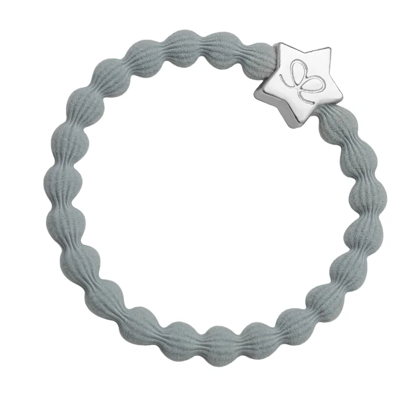 By Eloise London Silver Star Gumka do włosów kolor Misty Grey