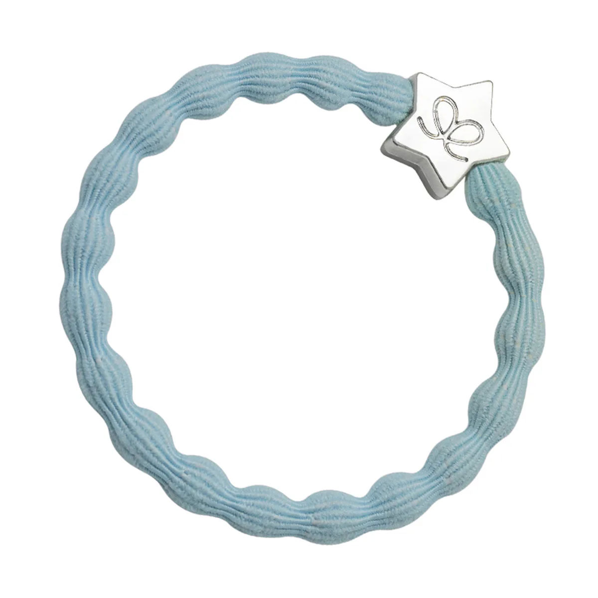 By Eloise London Silver Star Gumka do włosów kolor Sky Blue