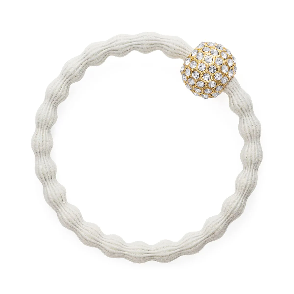 By Eloise London Bling Charms Snow Ball Gumka do włosów kolor Ivory