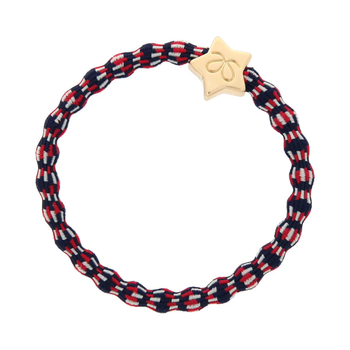 By Eloise London Gold Star Gumka do włosów kolor Red White and Blue