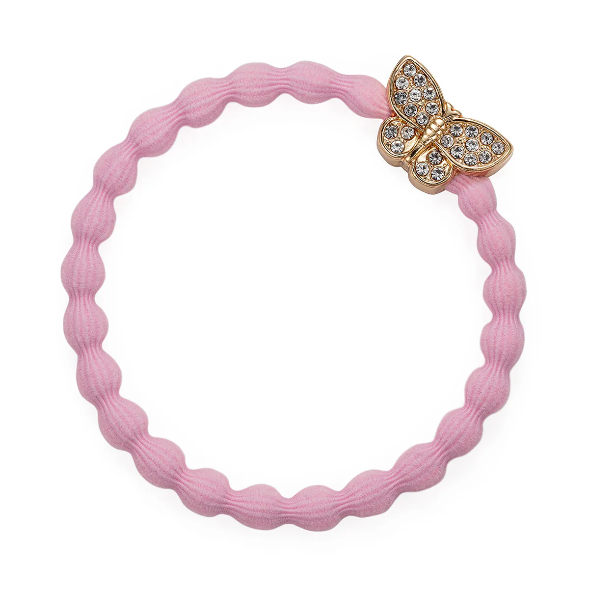 By Eloise London Bling Charms Butterfly Gumka do włosów kolor Soft Pink