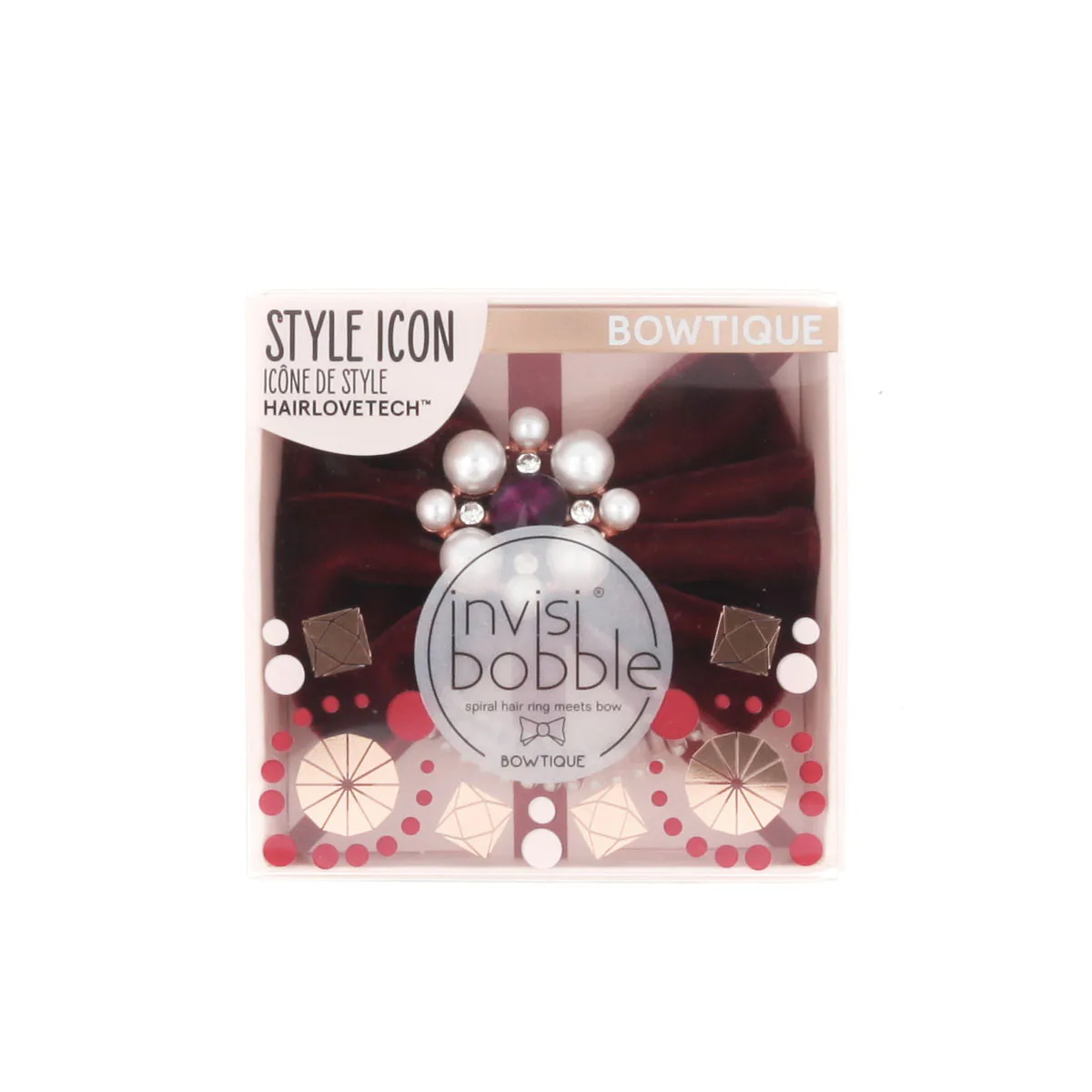 Invisibobble British Royal Bowtique Gumka do włosów 1 szt Odcień Take a Bow