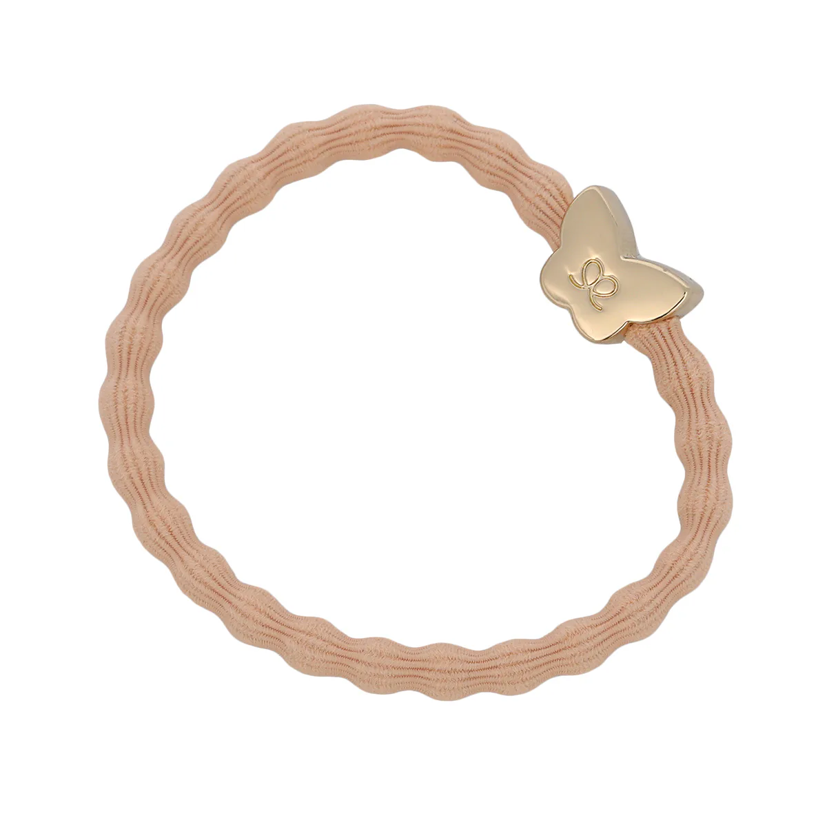 By Eloise London Gold Butterfly Gumka do włosów kolor Peach