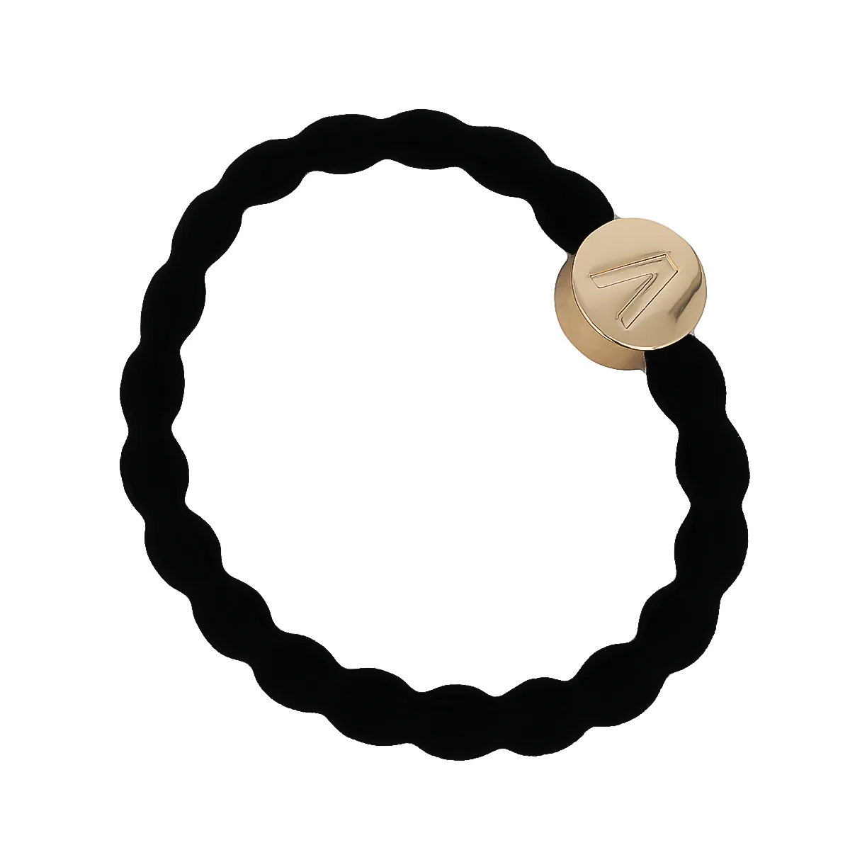By Eloise London Letter Charms Gold Gumka do włosów kolor V Black