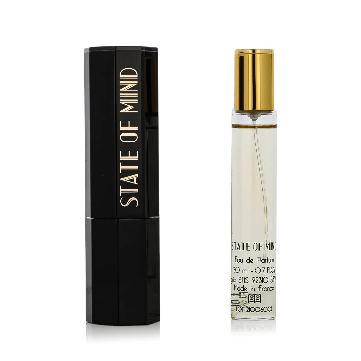 State of Mind French Gallantry zestaw Woda perfumowana 2 x 20 ml + Flakon z możliwością napełnienia