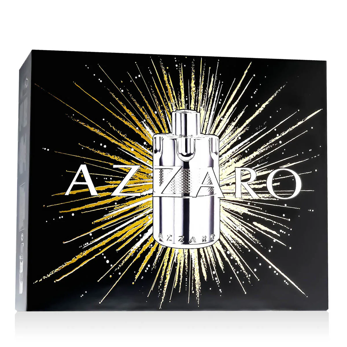 Azzaro Wanted EDP 100 ml + EDP MINI 10 ml + SG do ciała i włosów 75 ml M opcja Black Box with Golden Rays