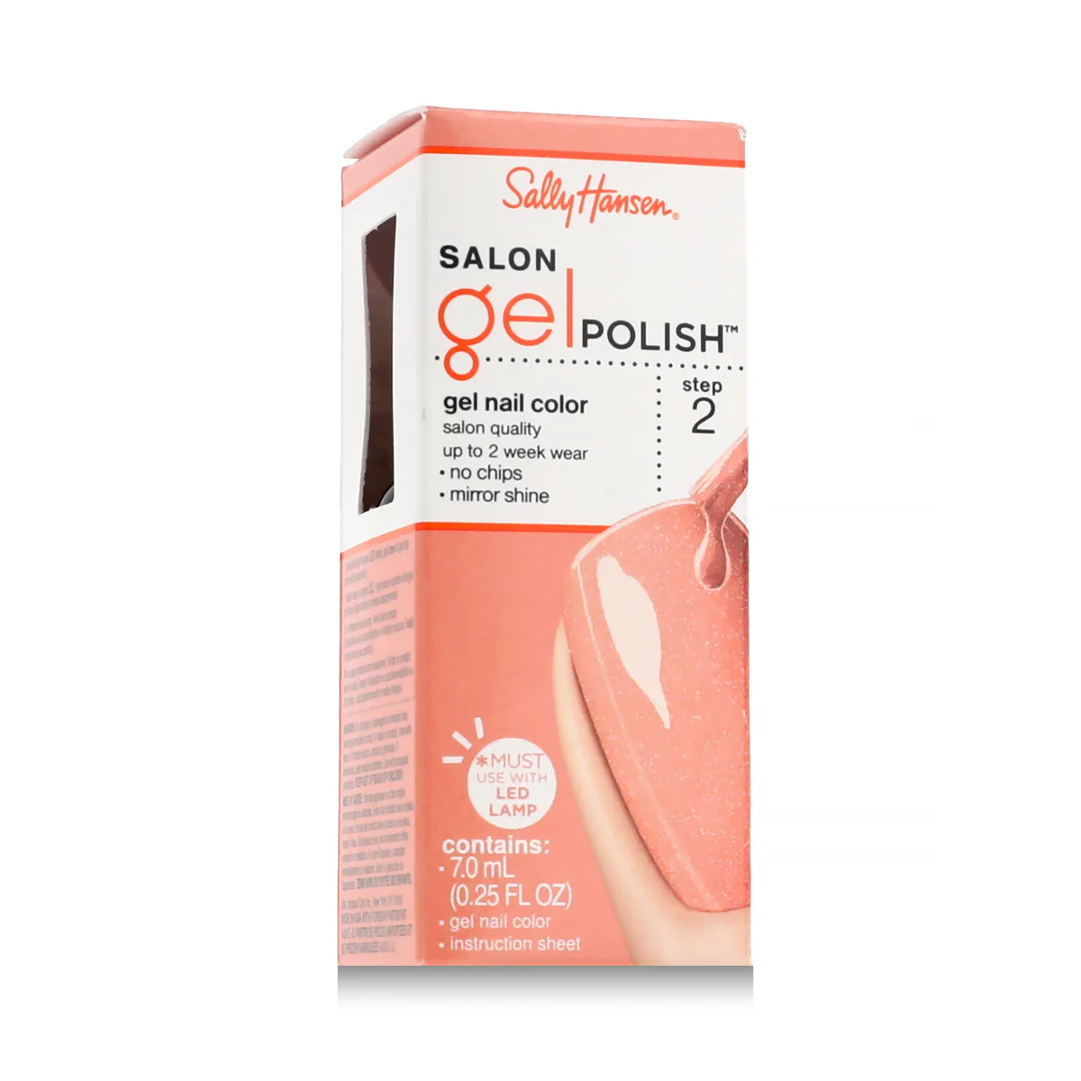Sally Hansen Salon Gel Polish Step 2 7 ml odcień 140 Just Peachy