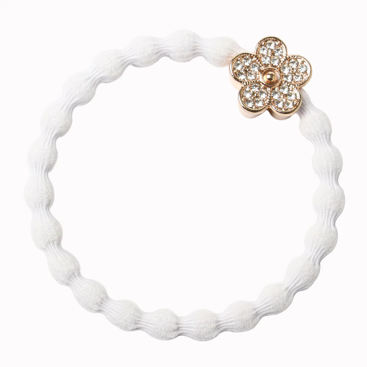 By Eloise London Bling Charms Daisy Flower Gumka do włosów kolor White