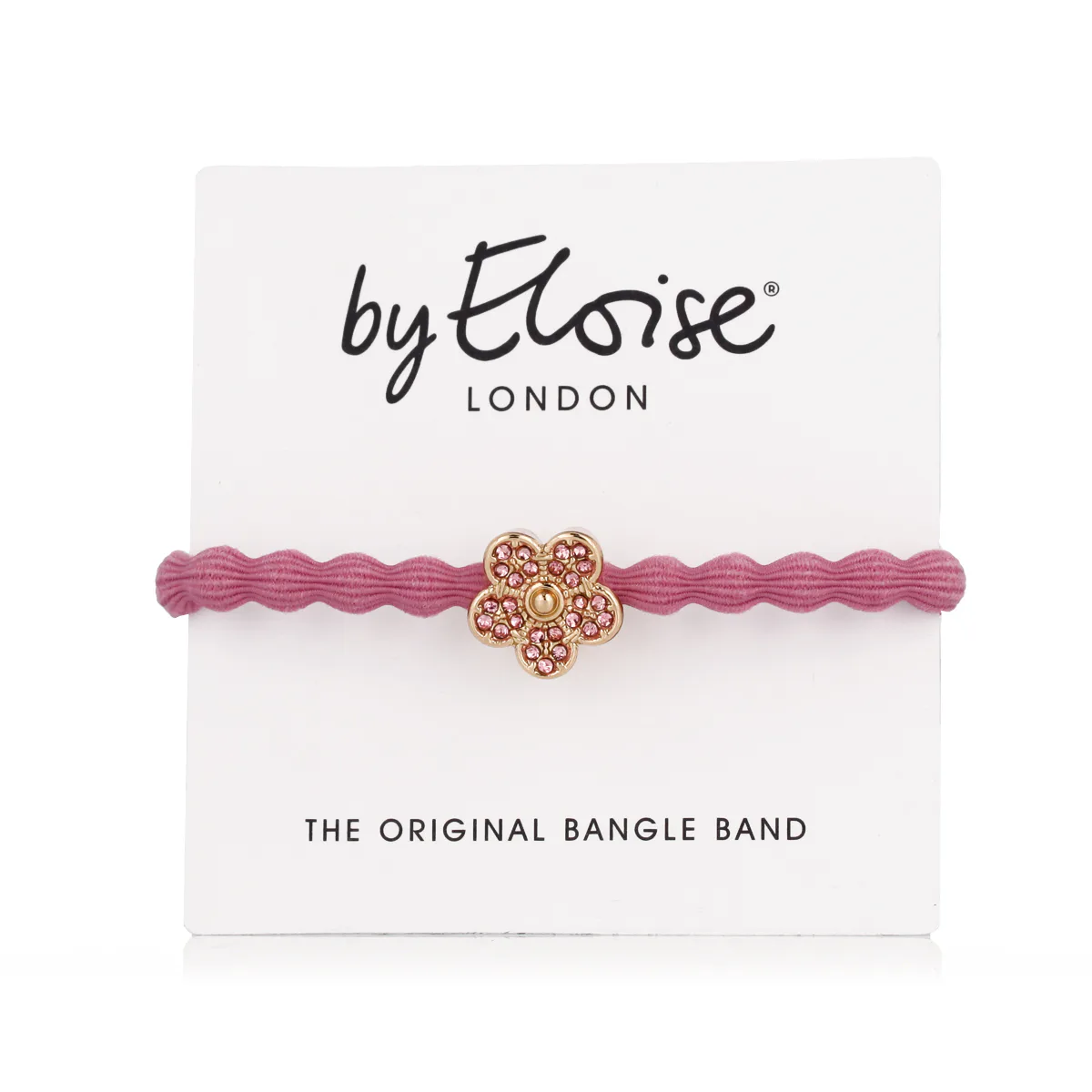 By Eloise London Bling Charms Daisy Flower Gumka do włosów kolor Rose Pink
