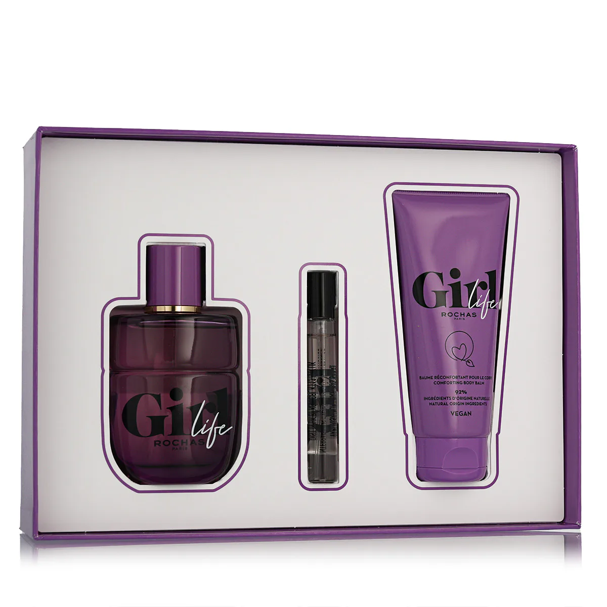 Rochas Girl Life zestaw Woda perfumowana 75 ml + Woda perfumowana miniatura 7,5 ml + bals
