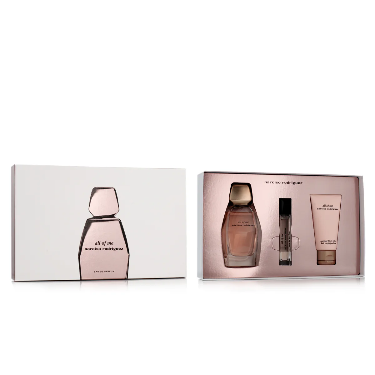 Narciso Rodriguez All Of Me zestaw Woda perfumowana 90 ml + Woda perfumowana miniatura 10 opcja Golden Line Cover