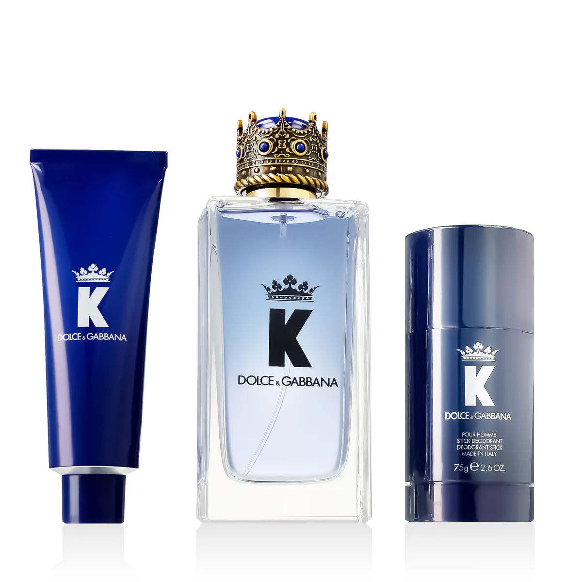 Dolce&Gabbana K pour Homme zestaw dla mężczyzn Woda toaletowa 100 ml + Dezodorant 75 g + Żel pod pry