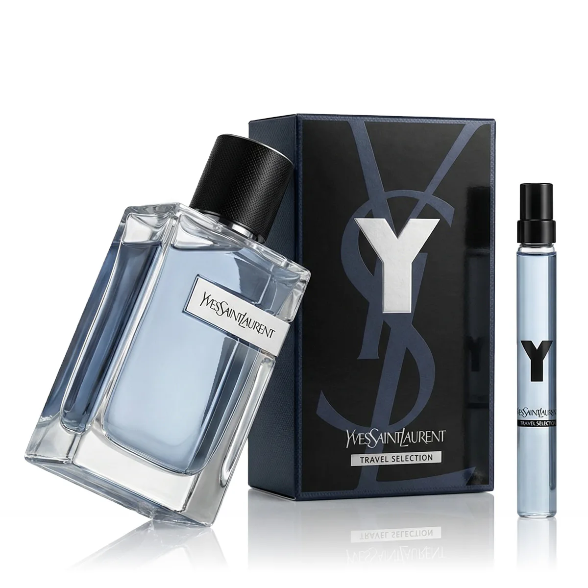 Yves Saint Laurent Y Pour Homme EDP wielokrotnego napełniania 100 ml + EDP MINI 10 ml M