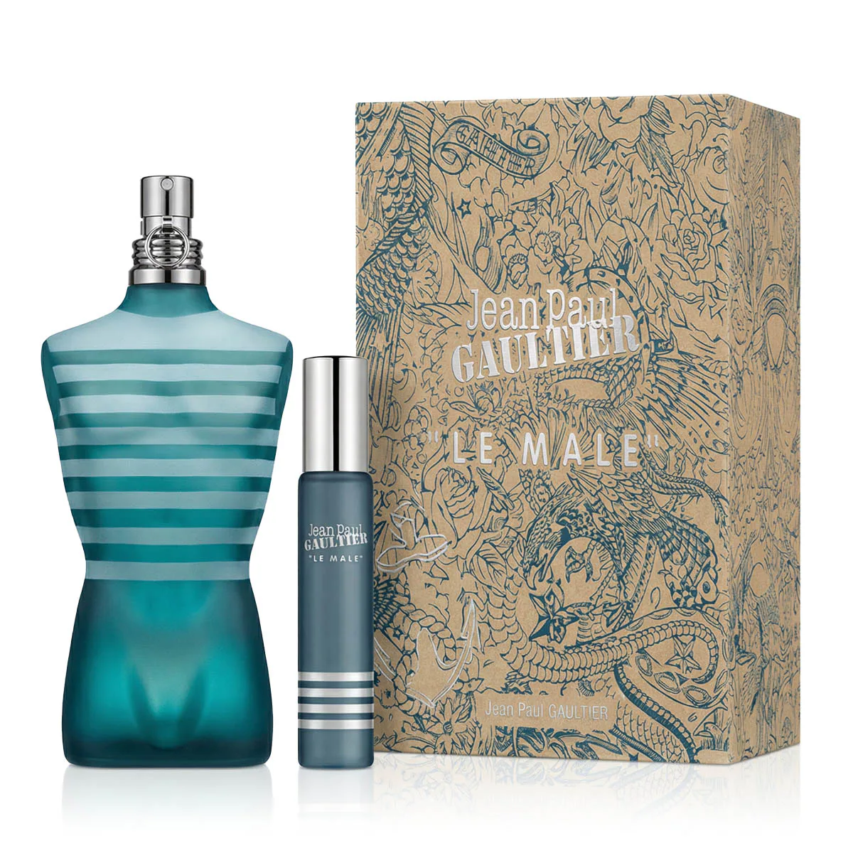 Jean Paul Gaultier Le Male zestaw dla mężczyzn Woda toaletowa 125 ml + Woda toaletowa 20 ml